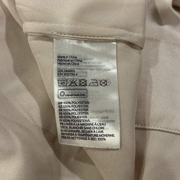 H&M Champagne Gathered Neck Blouse - Picture 5 of 6